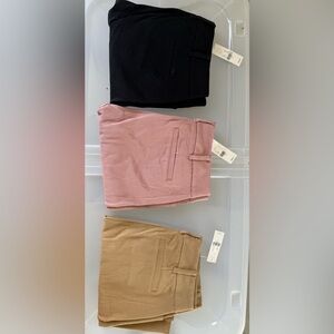 New York & Company Ankle Pants - Black, Pink, Tan